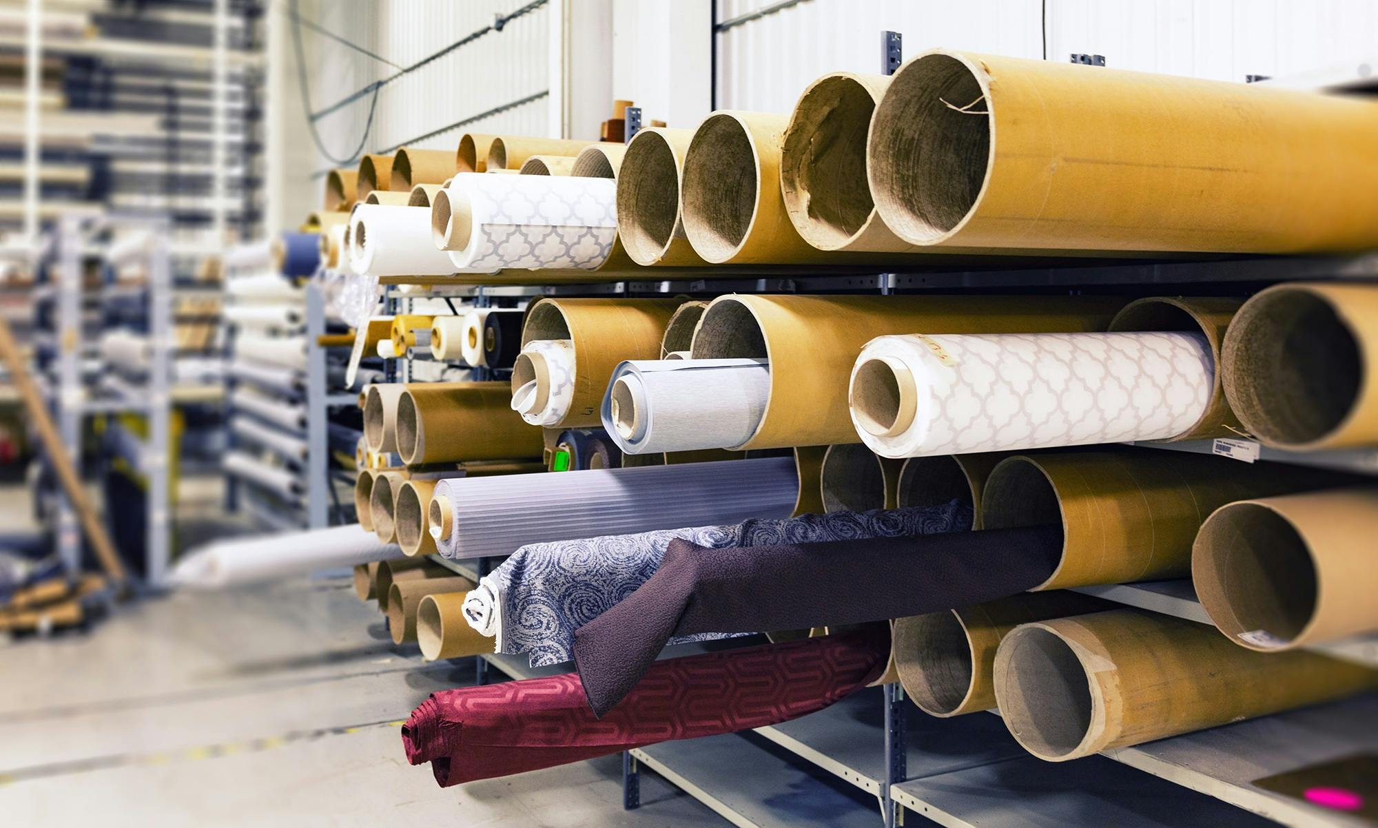 Fabric Roll Inspection Before Resortwear Cutting
