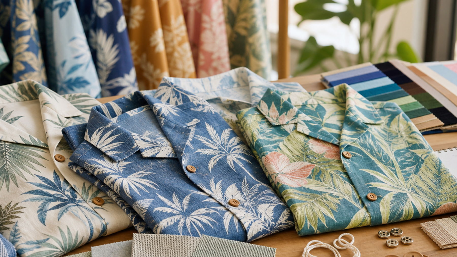 Performance Aloha Shirt Fabric Plan