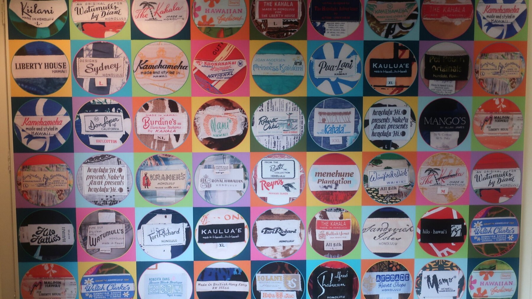 Country-Origin Labels for Custom Aloha Shirts