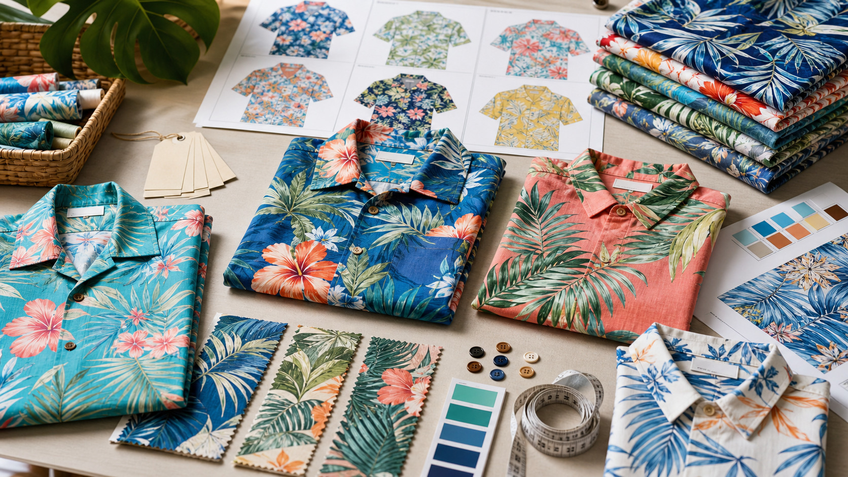 custom aloha shirts for corporate events