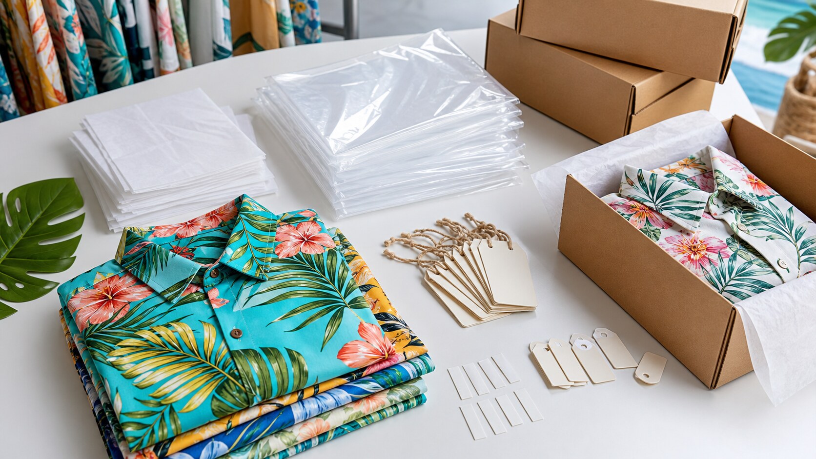 Buyer custom Hawaiian shirts packing method checklist