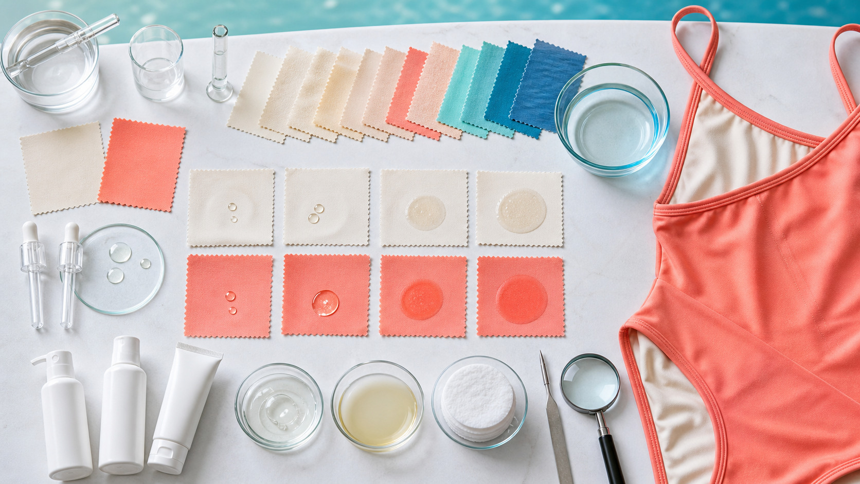 A Private Label Swimwear Sunscreen Staining Test Checklist