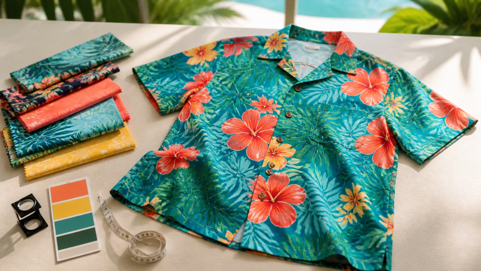 Custom Hawaiian Shirt Polyester Handfeel Checklist