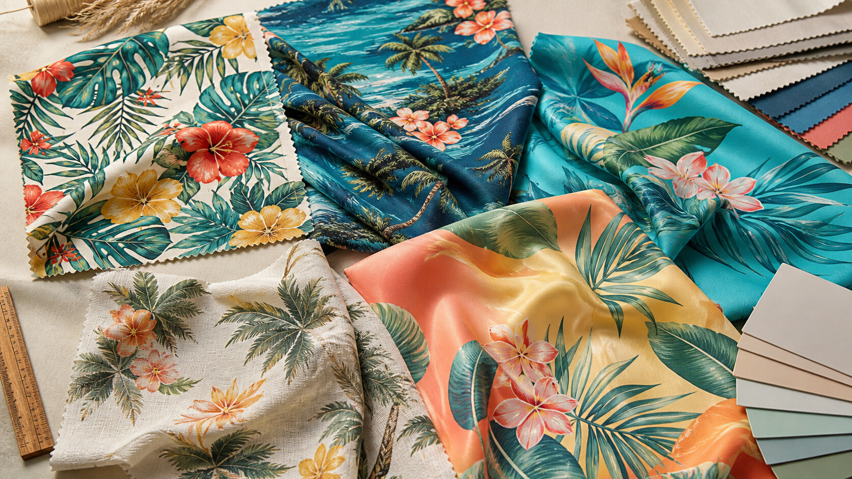 Custom Hawaiian Shirt Print-on-Demand Fabric Selection