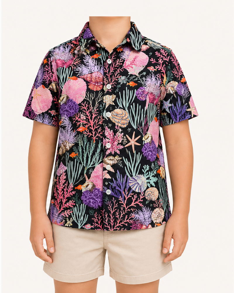 Smooth Woven Shirt (XLSX-26) — Aloha Shirts by Aloha & Co