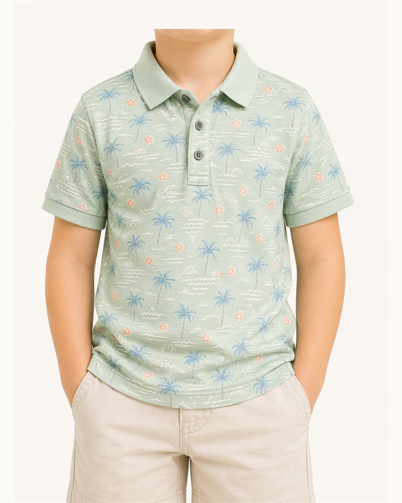 Knitted Polo Shirt (XLSX-32) — Aloha Shirts by Aloha & Co