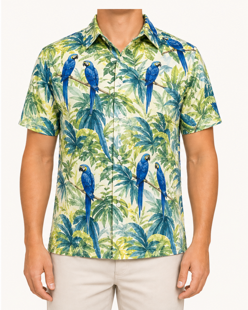 Smooth Woven Shirt (XLSX-33) — Aloha Shirts by Aloha & Co