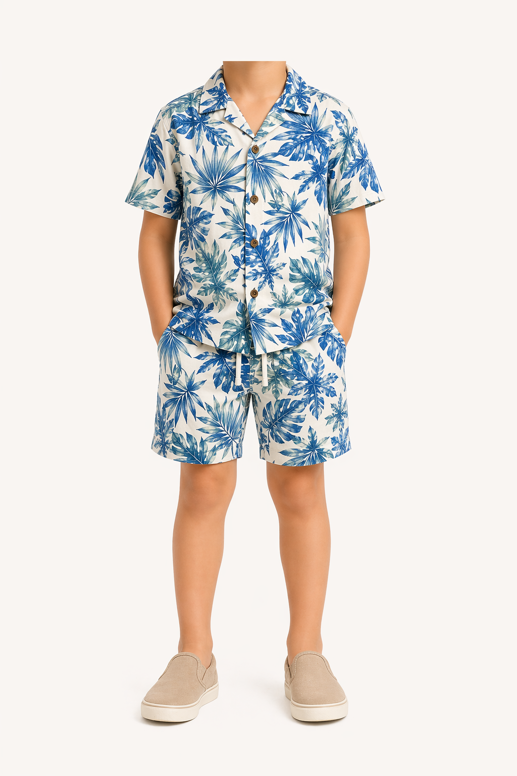 Kids Shirt + Shorts (MSK7001) — Matching Sets by Aloha & Co