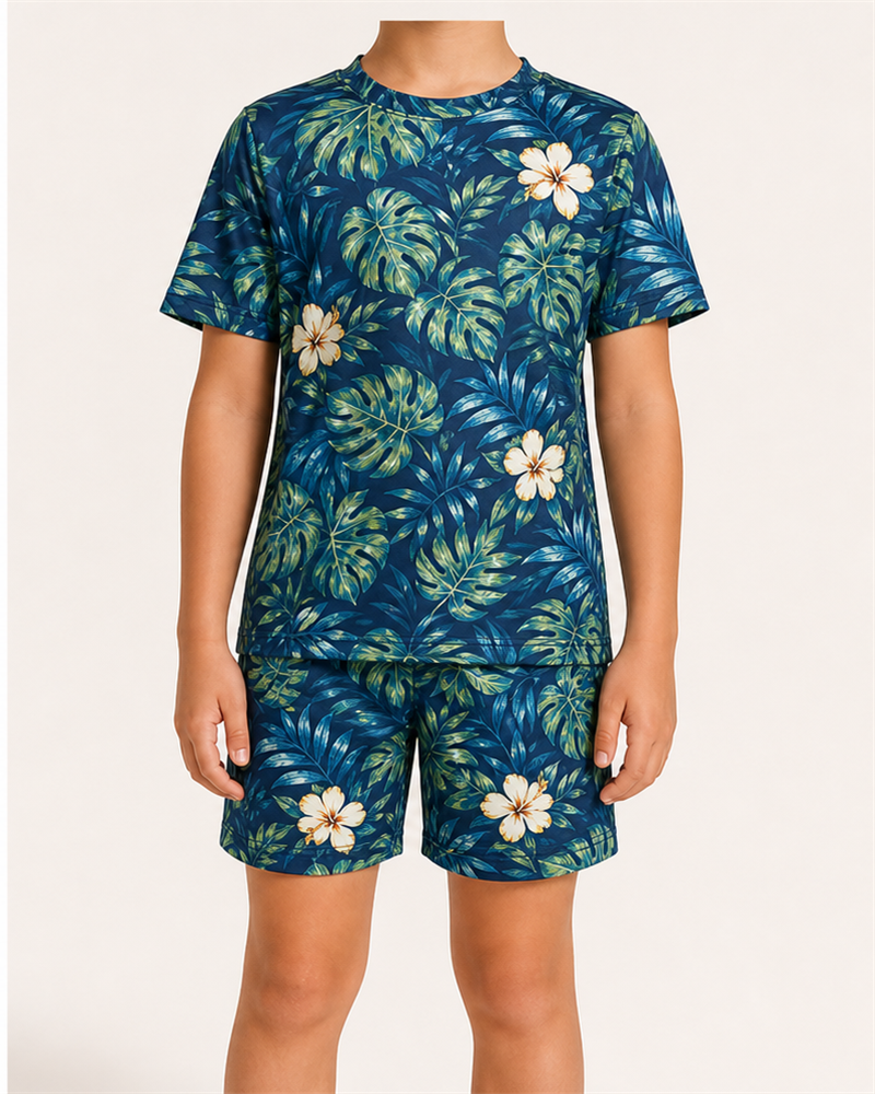 Kids Quick-Dry Set (MSK7002) — Matching Sets by Aloha & Co