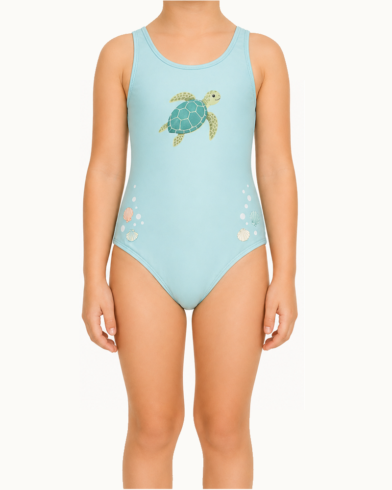 Girls One Piece Swimsuit (SW6002) — Swimwear by Aloha & Co