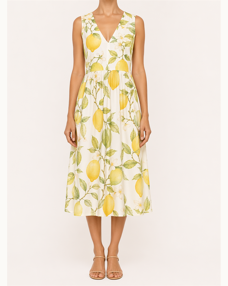 Rayon Midi Sundress (RD1401) — Resort Dresses by Aloha & Co