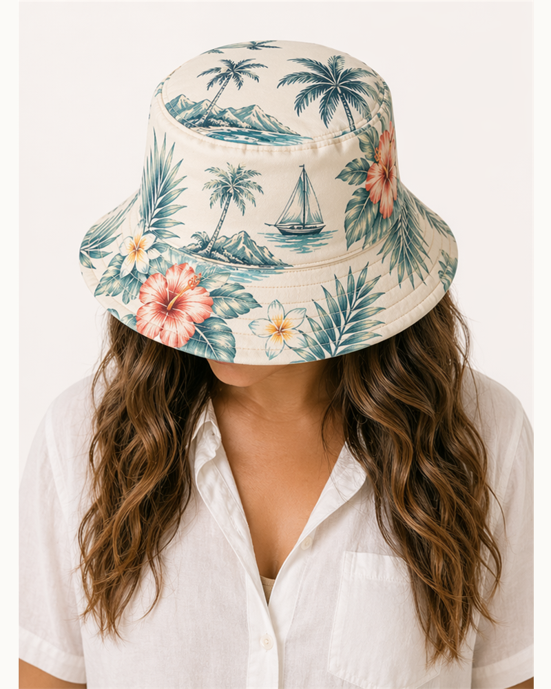 Cotton Bucket Hat (AC1002) — Accessories by Aloha & Co