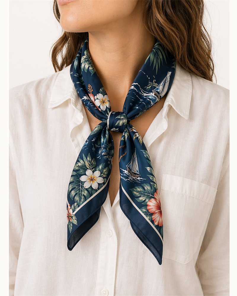 Rayon Aloha Bandana (AC1301) — Accessories by Aloha & Co