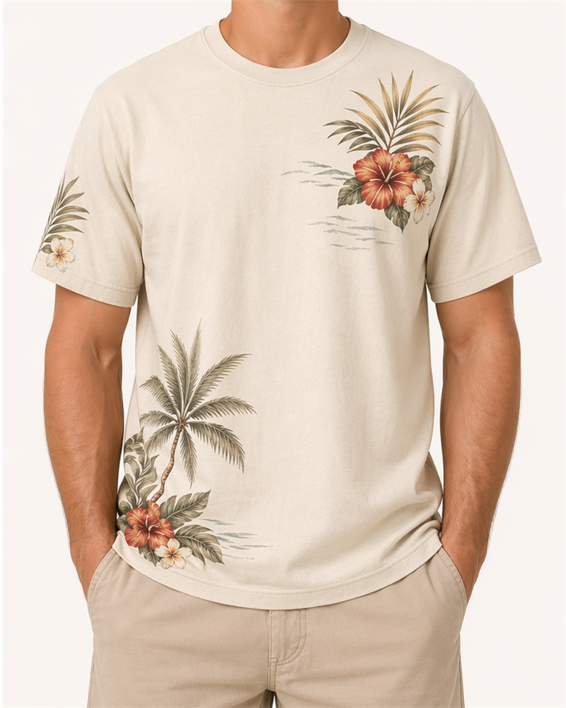 Heavyweight Cotton Tee (TS1002) — T-Shirts & Tops by Aloha & Co