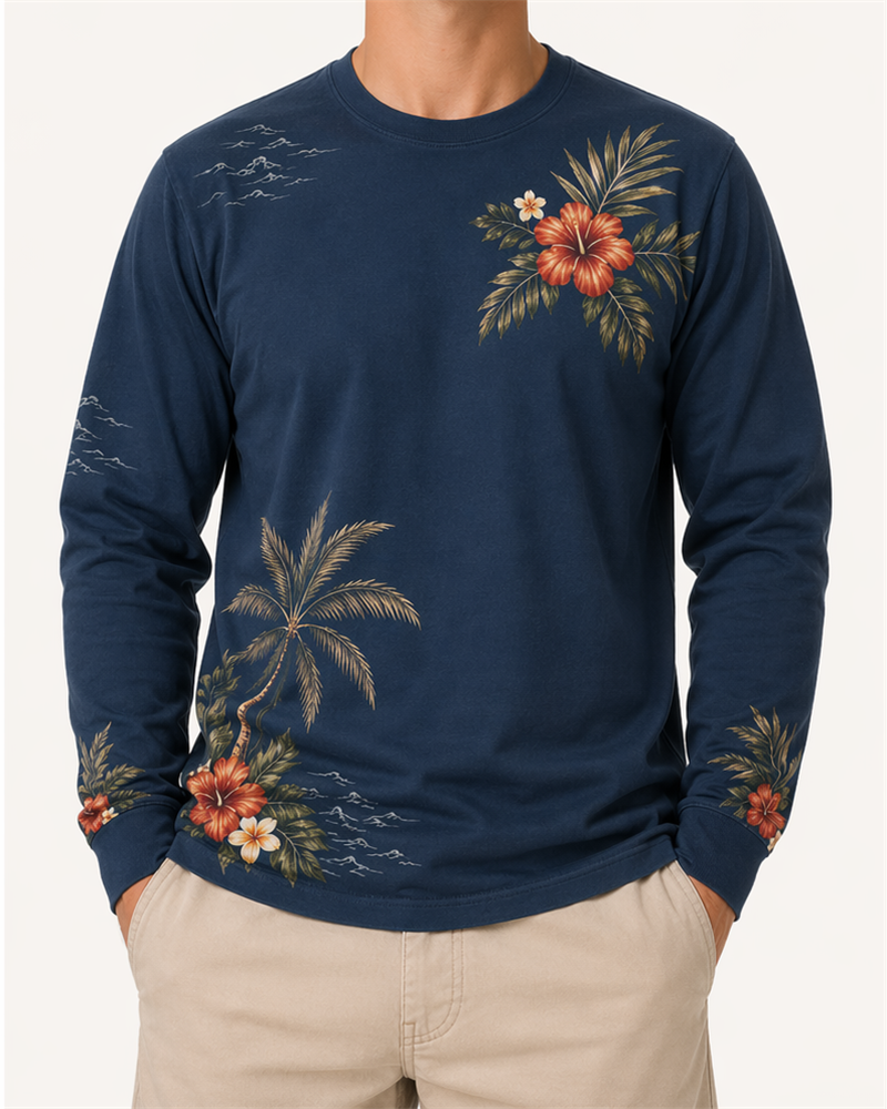 Classic Long Sleeve Tee (TS1301) — T-Shirts & Tops by Aloha & Co