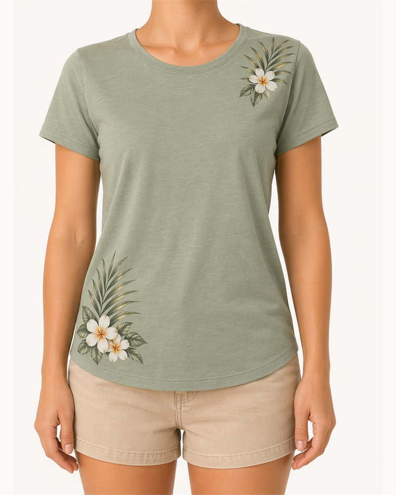 Bamboo Blend Tee (TSW2003) — T-Shirts & Tops by Aloha & Co
